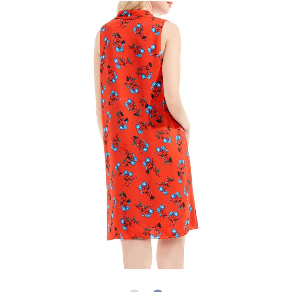 Vince Camuto tropical inverted pleat shift dress - Picture 12 of 12